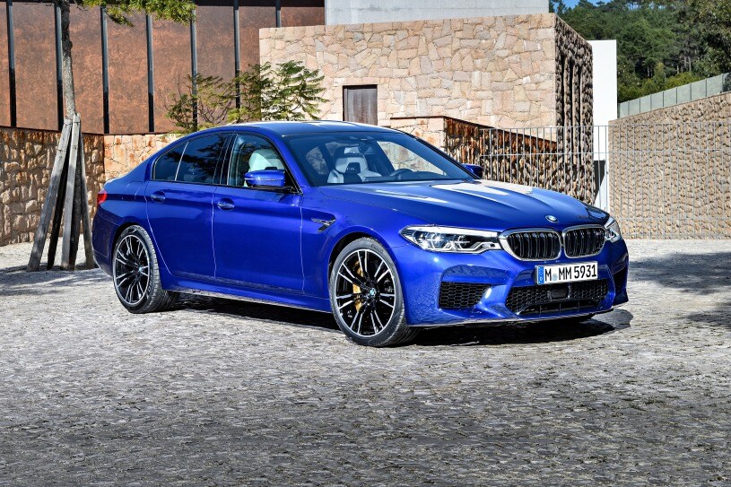 2018 BMW M5 Sedan Exterior. Options Shown. 2018 BMW M5 Sedan Exterior. Options Shown.