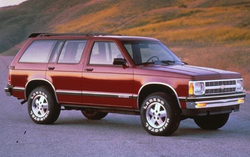 1992 Chevrolet S10 Blazer 4 Dr Tahoe 4WD Wagon