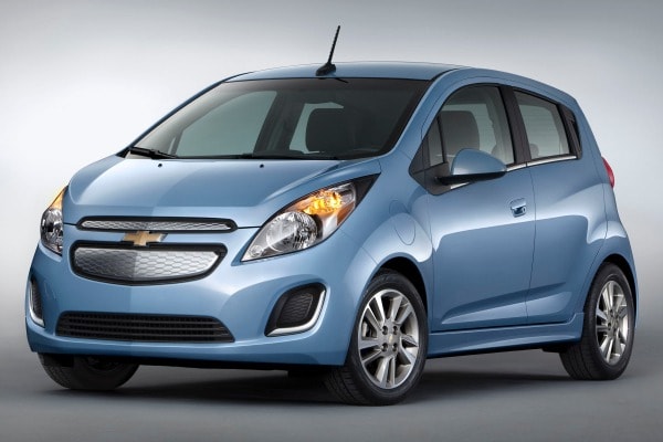 2020 chevy hot sale spark ev range