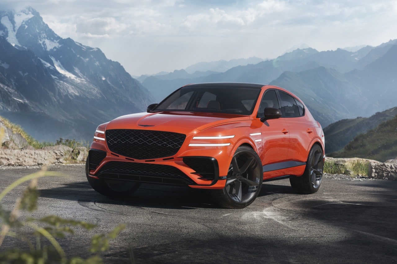 Genesis GV80 Coupe Concept front 3/4 static