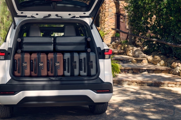 Lexus TX rear cargo area