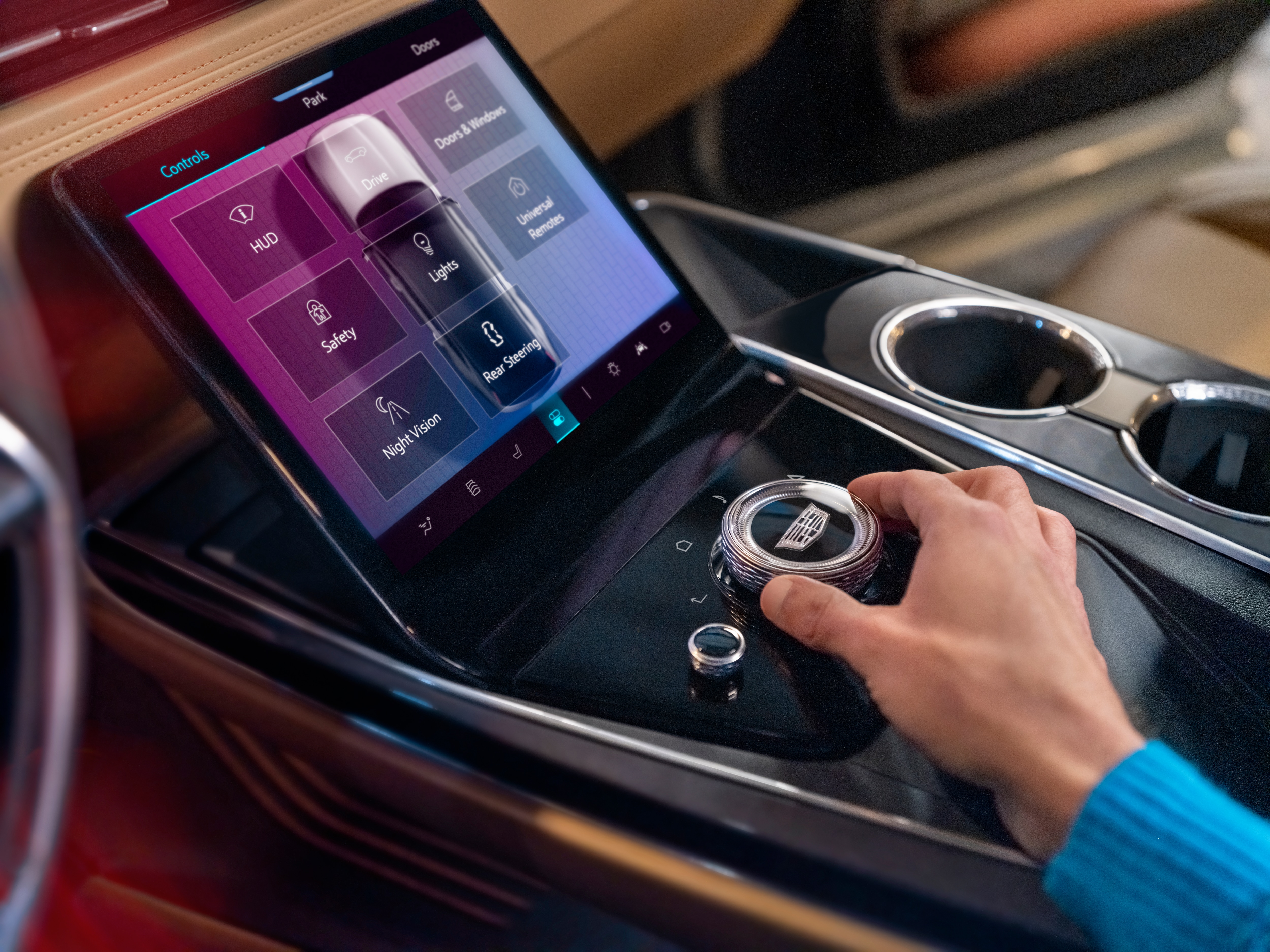 2025 Cadillac Escalade IQ control knob