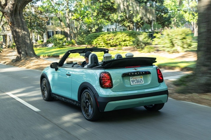 2025 Mini Convertible driving