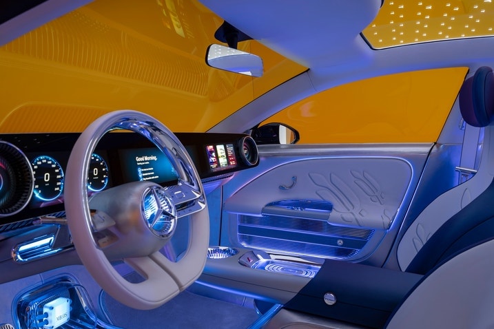 Mercedes Concept CLA Class interior detail
