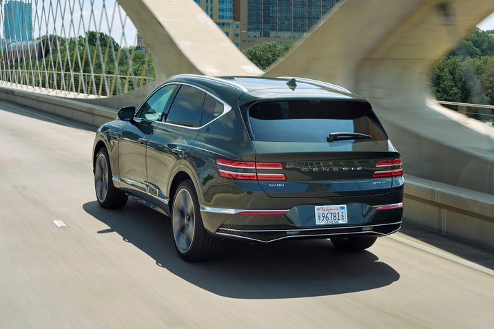2025 Genesis GV80 rear 3/4