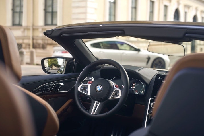 2023 BMW M8 Competition convertible interior