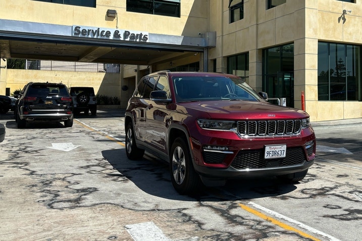 2023 Jeep Grand Cherokee 4xe at the dealer