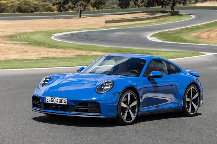 2025 Porsche 911 Carrera front 3/4