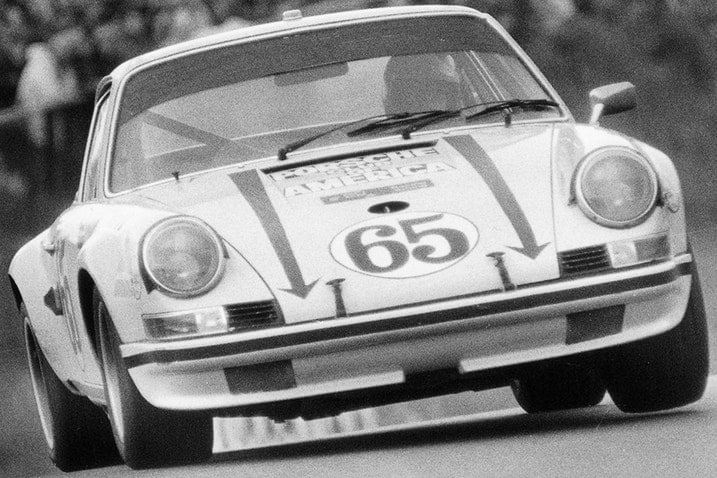 1972 Porsche 911 ST front action