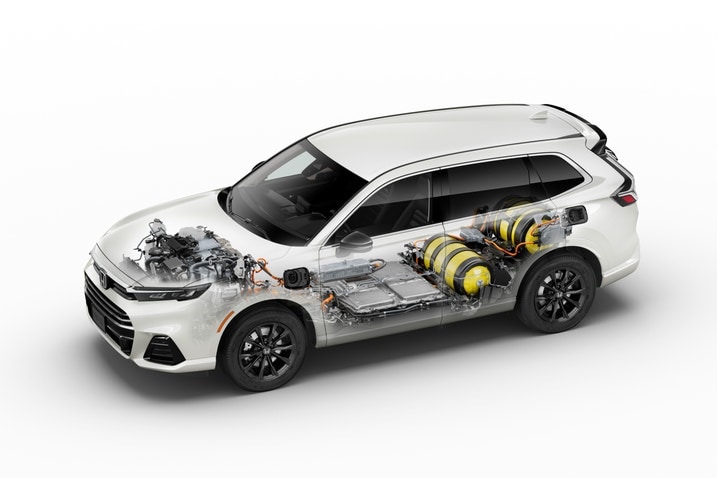 2025 Honda CR-V e:FCEV powertrain diagram