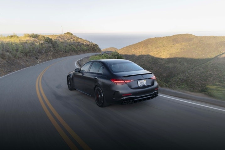 2024 Mercedes-AMG C 63 E Performance driving