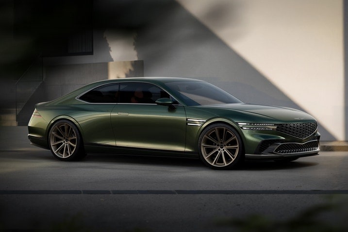 Genesis X Gran Coupe concept front 3/4