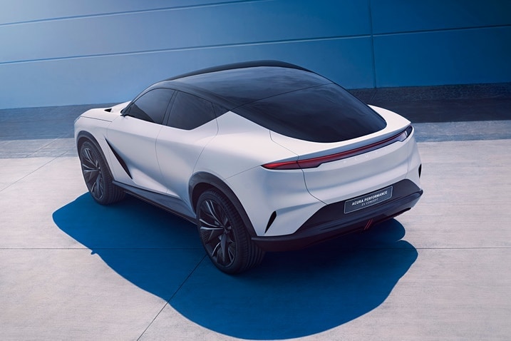 Acura Performance EV SUV concept rear 3/4