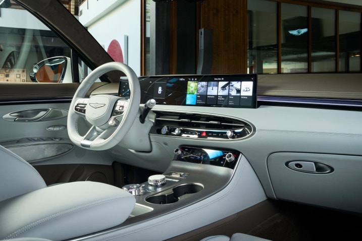 Electrified Genesis GV70 interior
