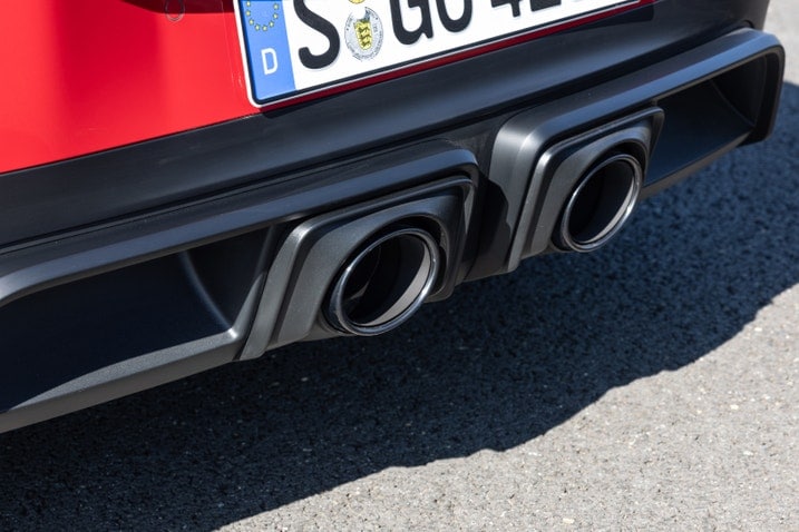2025 Porsche 911 GTS exhaust