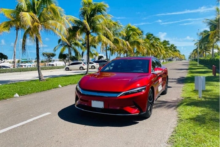 photo of a Chinese EV