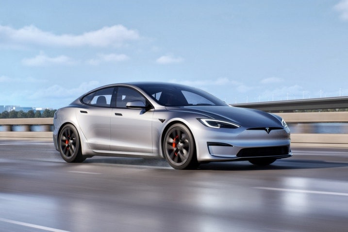 2024 Tesla Model S driving