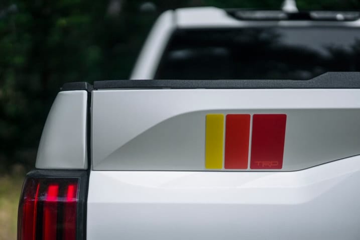 2025 Toyota Tundra TRD Rally Package rear detail