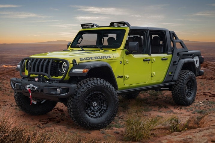 Jeep Gladiator Sideburn concept front