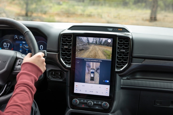 2024 Ford Ranger's 360-degree camera