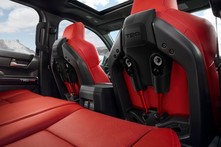 2024 Toyota Tacoma TRD Pro performance seats