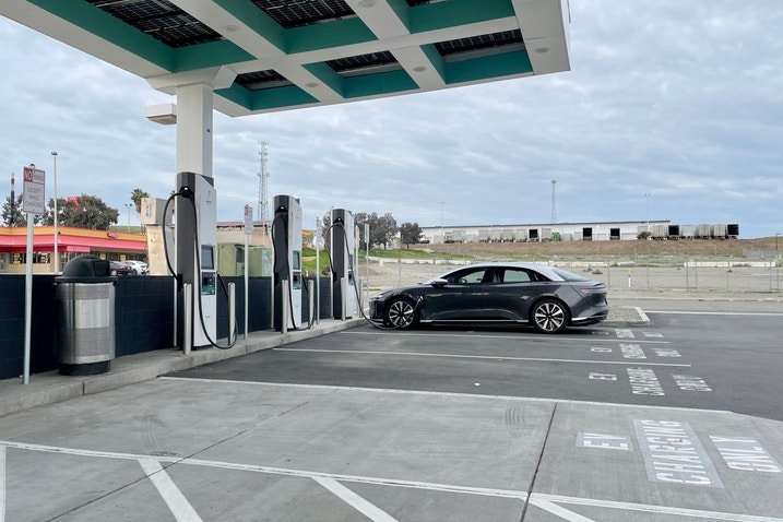 Lucid Air charging