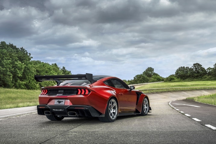 2025 Ford Mustang GTD rear three-quarter