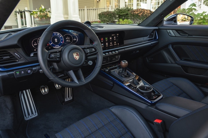 2025 Porsche 911 Carrera T front interior