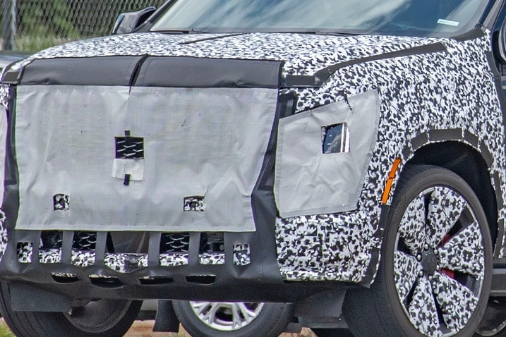 2025 Cadillac Escalade front spy shot
