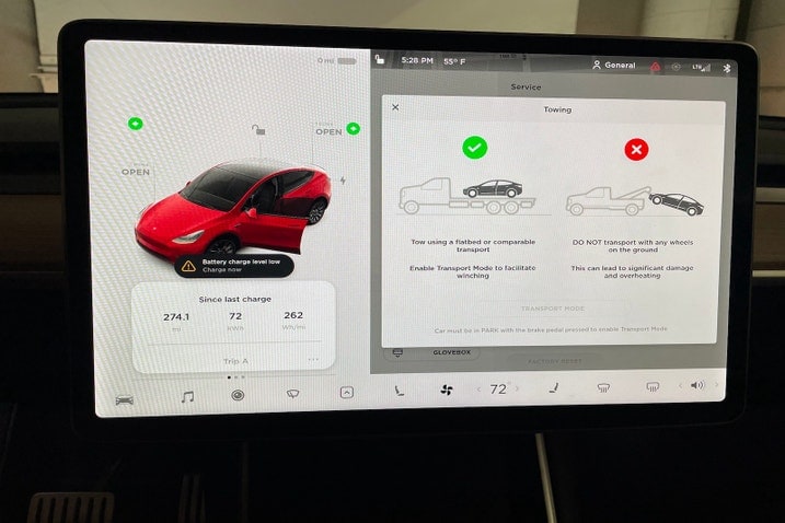 2020 Tesla Model Y - Towing.