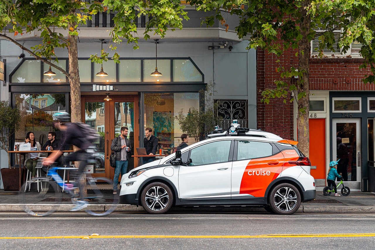Cruise car in Hayes Valley San Francisco