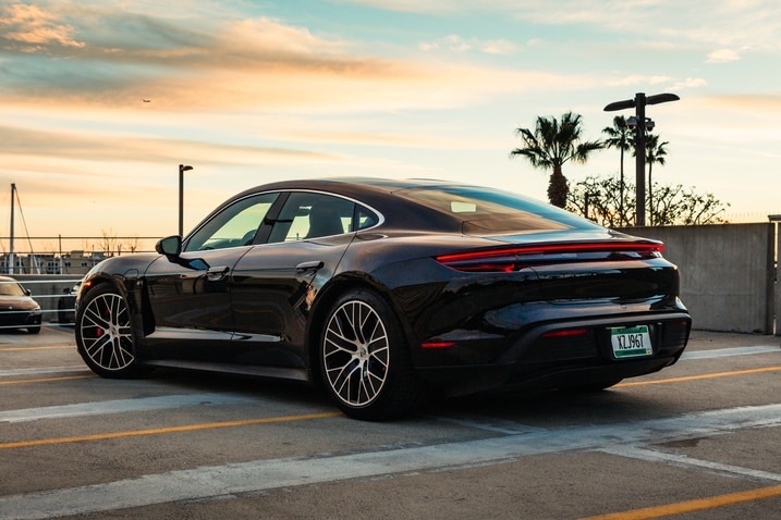2025 Porsche Taycan 4S Prototype rear