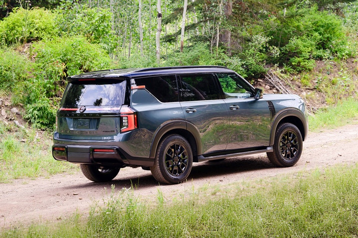 2025 Nissan Armada rear 3/4