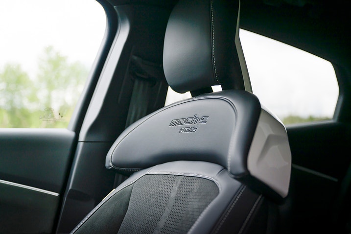 2024 Ford Mustang Mach-E Rally seat detail