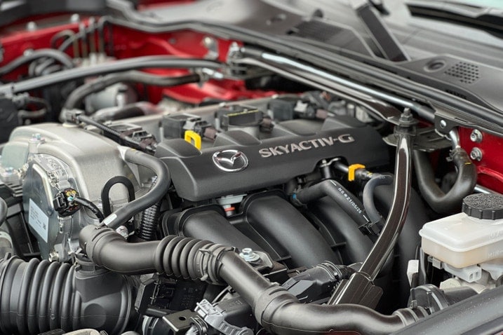 2022 Mazda Miata engine bay