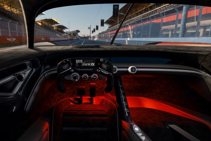 Genesis X Gran Racer Vision Gran Turismo concept interior
