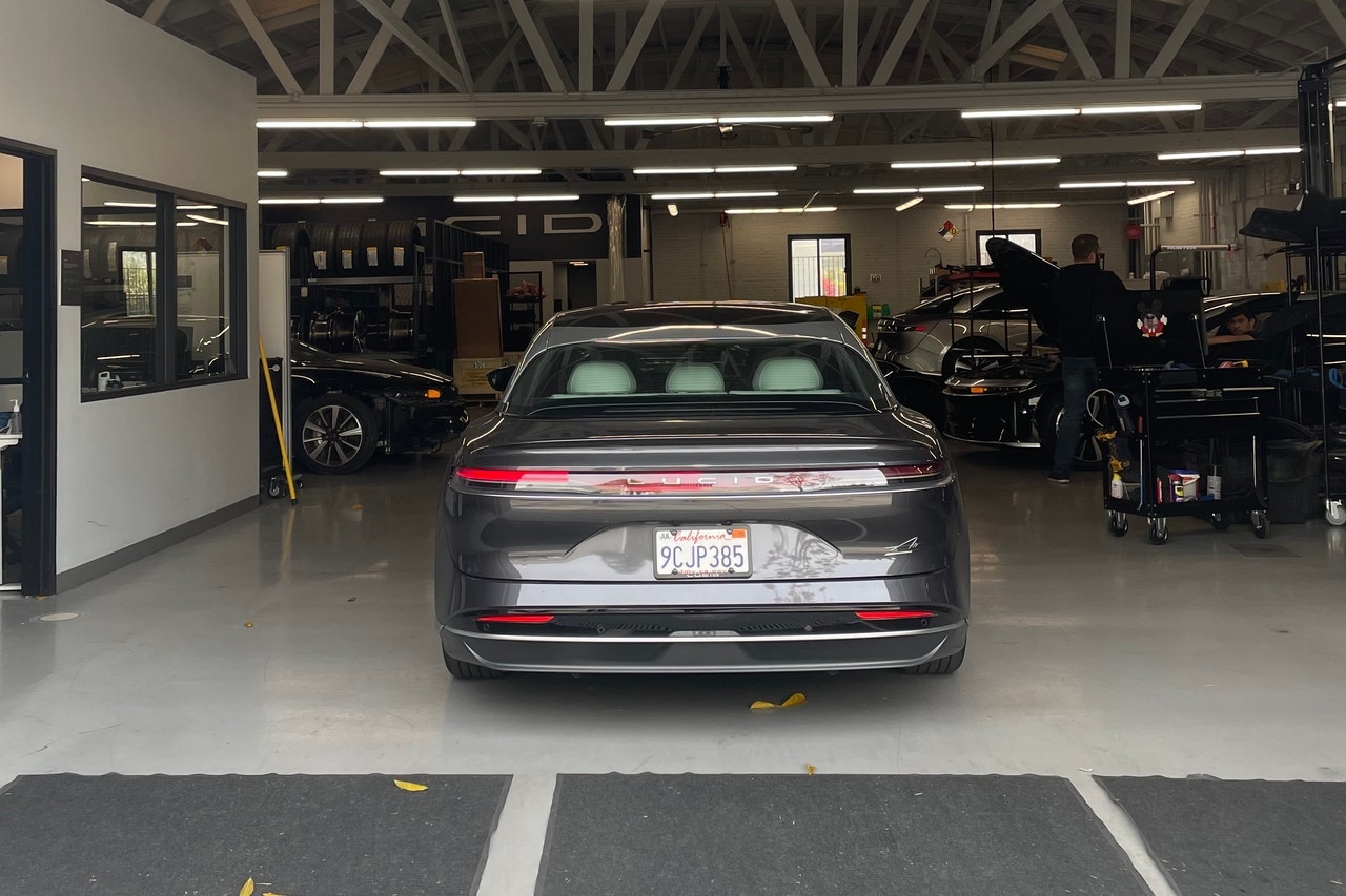 2022 Lucid Air rear
