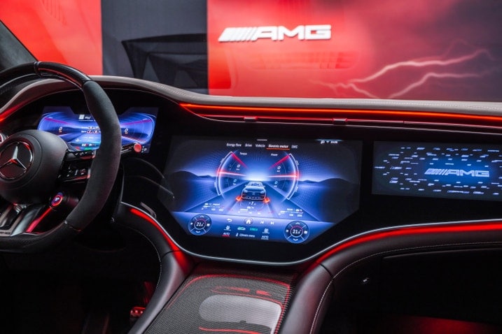 2024 Mercedes-Benz AMG EQE SUV dashboard
