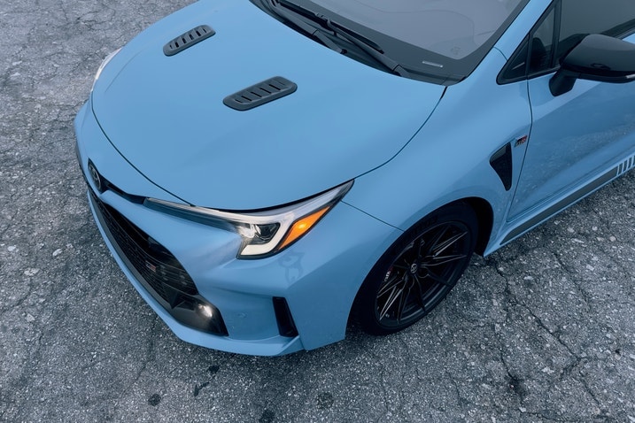 2024 Toyota GR Corolla hood