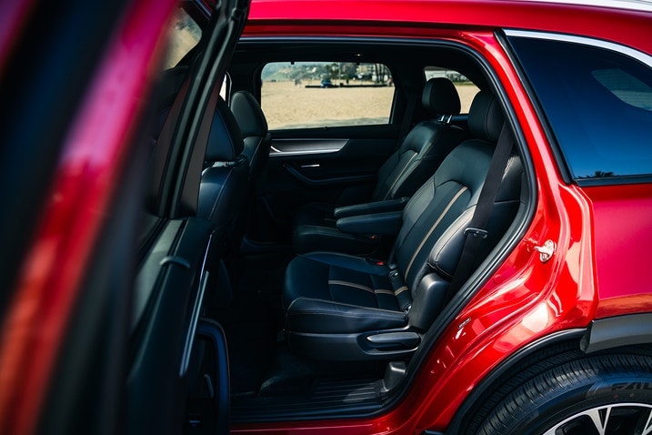 Mazda CX-90 PHEV rear interior
