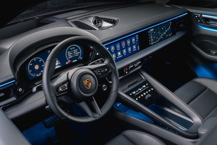 2024 Porsche Macan EV front interior