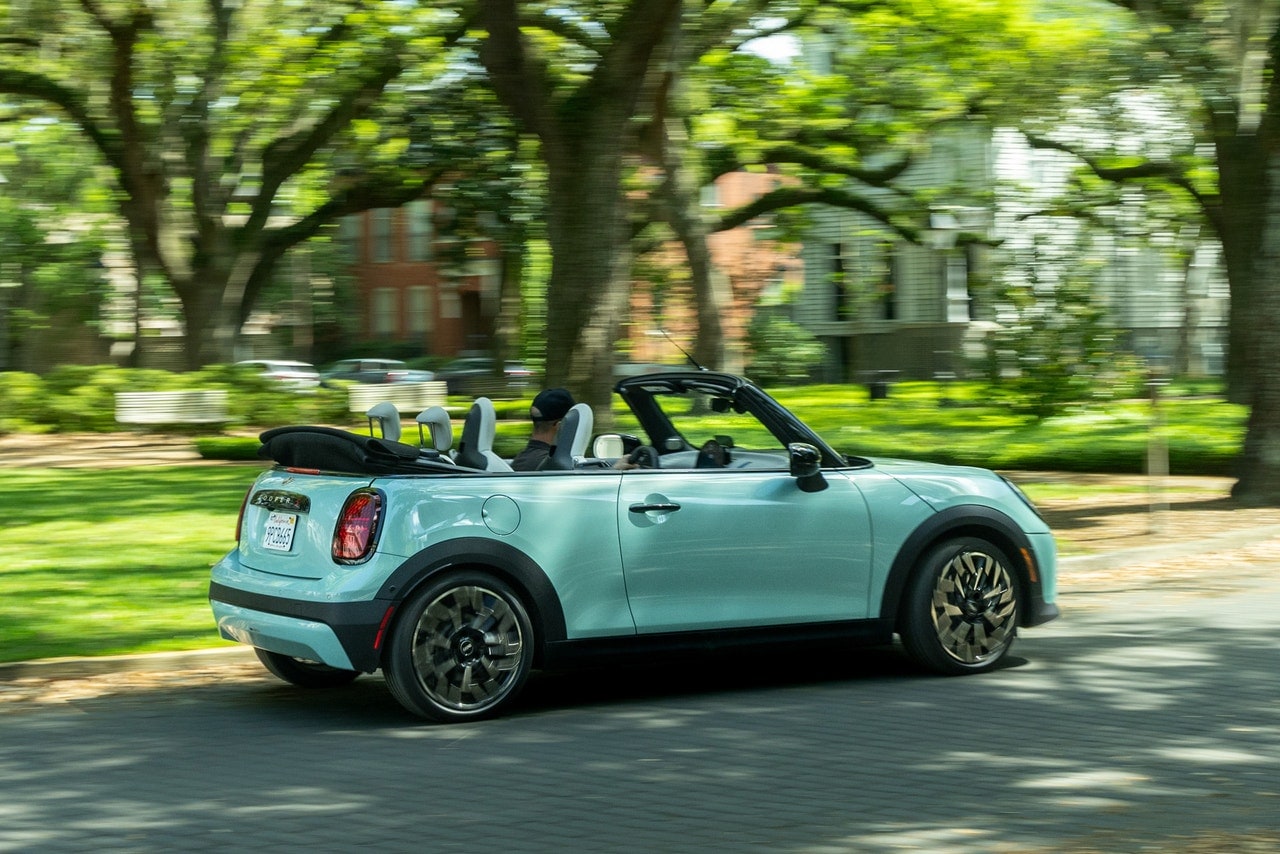2025 Mini Convertible driving