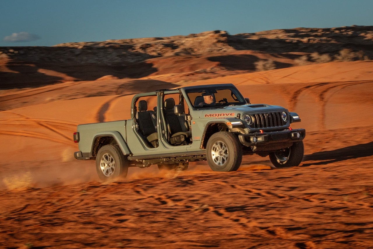 2024 Jeep Gladiator in the desert