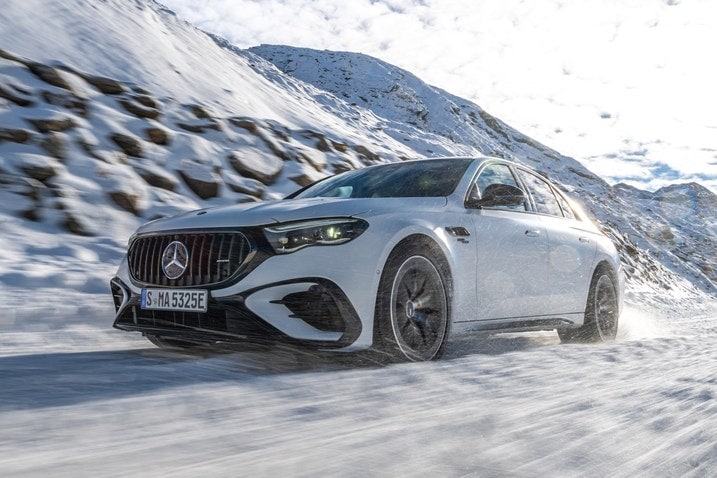 2025 Mercedes-AMG E 53 driving