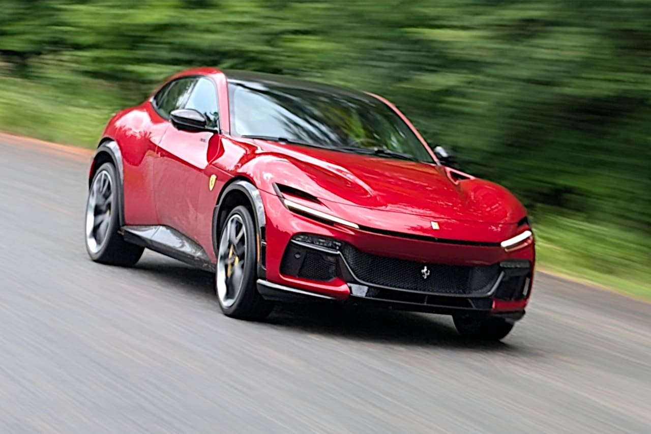 2024 Ferrari Purosangue driving