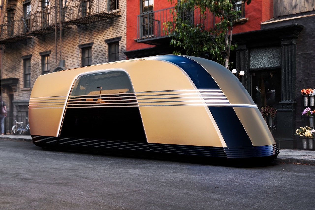 Tesla Robovan front 3/4