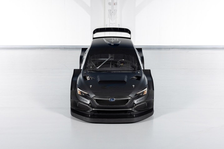 Subaru WRX Project Midnight overhead