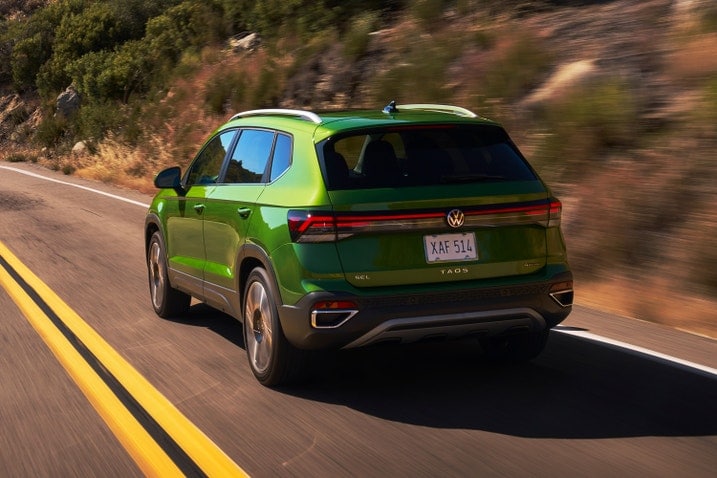 2025 Volkswagen Taos driving