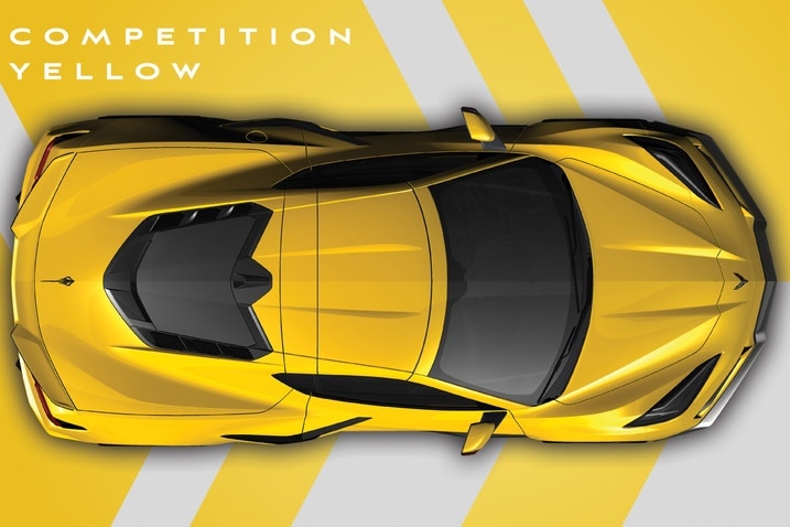 2025 Chevy Corvette in Competition Yellow