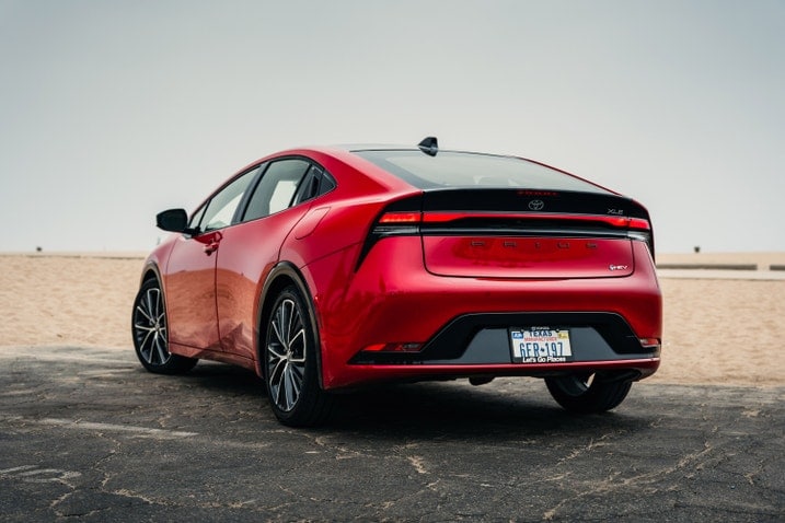 2024 Toyota Prius rear 3/4
